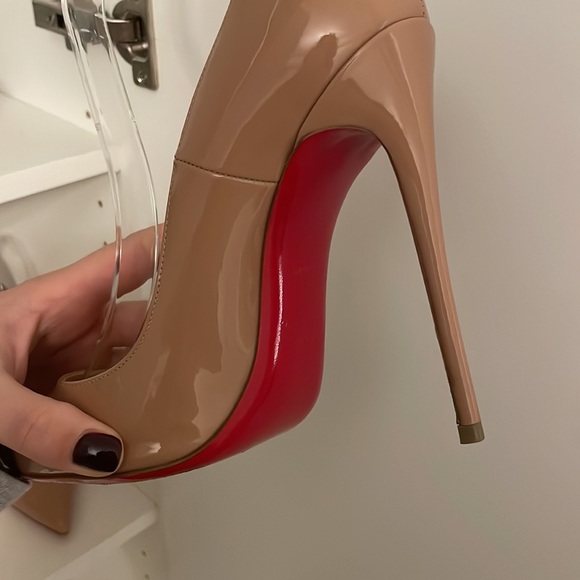 Christian Louboutin SO KATE 120mm nude patent - Picture 6 of 8